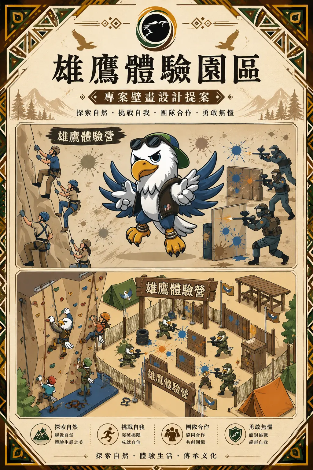 雄鷹體驗營現場應用